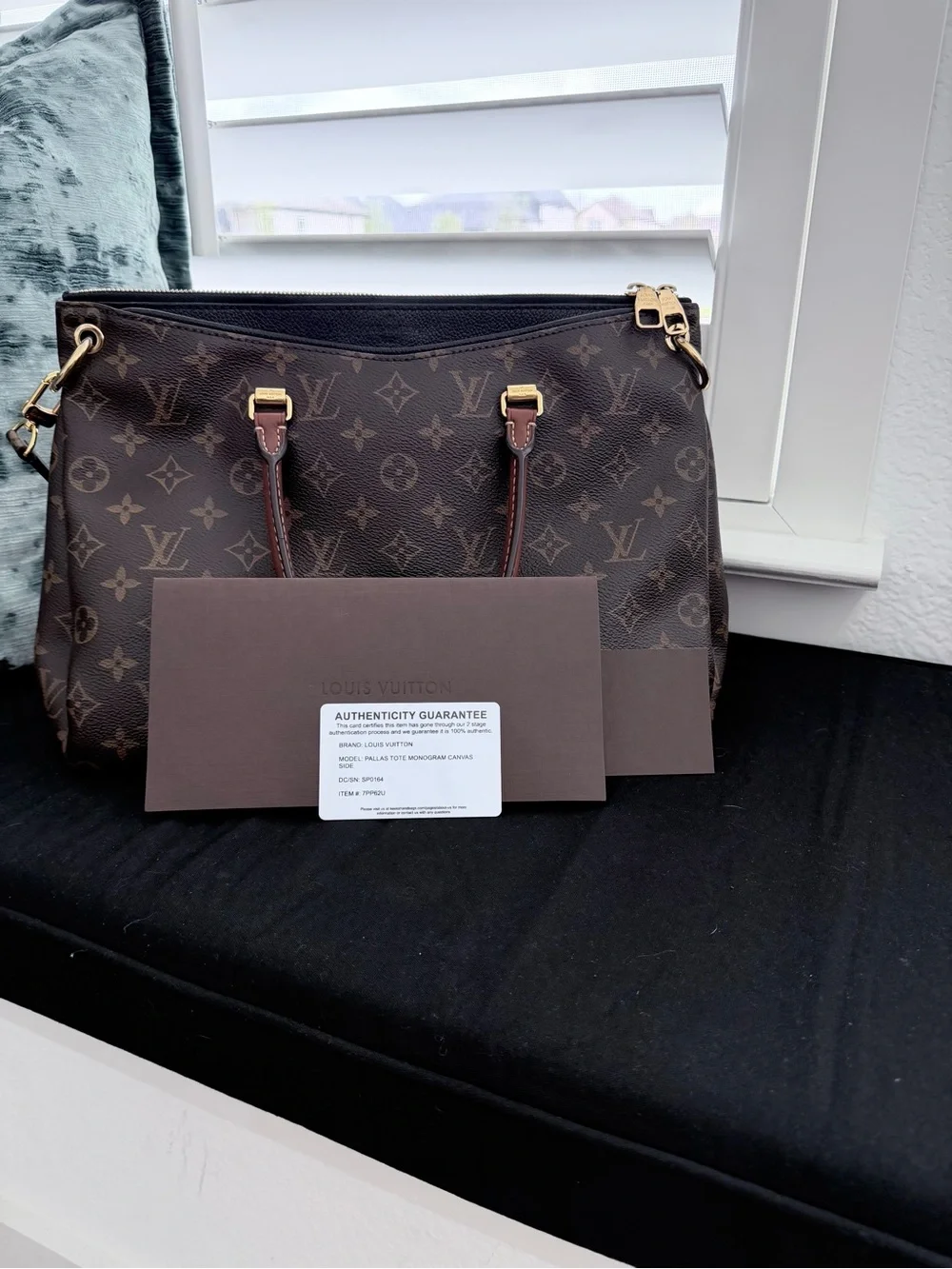 Authentic Louis Vuitton Pallas BB - Medium size
